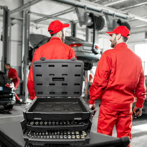 Master Mechanic 205 Piece Mechanics SAE Metric Socket and Tool Set with Case