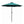 Four Seasons Courtyard 9’ Polyester LED Steel Pole Patio Market Umbrella, Green