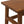 Leigh Country Amber Log Outdoor Patio Handcrafted Hardwood End Table, Brown