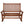 Leigh Country Double Porch Rocking Chair with Curved Seat Slats for Patio Spaces
