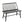Jack Post 4 Feet Durable Indonesian Hardwood Farmhouse Bench for Patio, Black