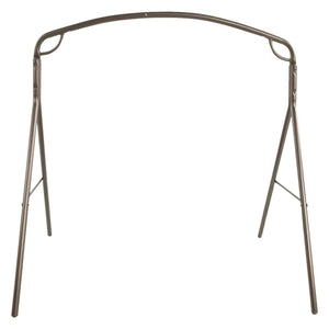 Woodlawn Patio Swing Frame with Steel Tubing and Powder Coated Finish, Bronze