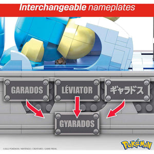 Mattel Pokémon Motion Gyarados Toys with Turning Hand Motion Activated Crank