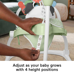 Fisher Price Puppy Perfection Spacesaver Jumperoo Baby Bouncer Activity Center