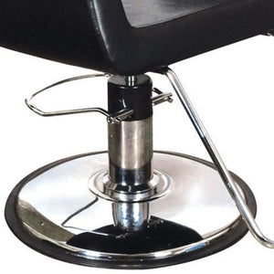 Chromium Brooklyn Professional Styling Chair w/High Density Foam Cushions, Black