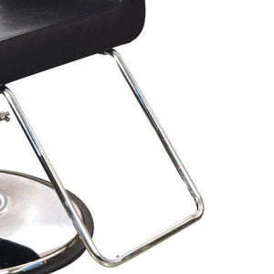 Chromium Brooklyn Professional Styling Chair w/High Density Foam Cushions, Black