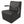 PureSana Chromium Anastasia Padded Professional Hair Drying Salon Chair, Gray