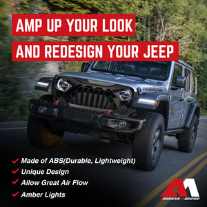American Modified Goliath Grille for 2018 Wrangler JL & 2020 Plus Gladiator JT