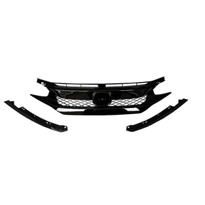 AMERICAN MODIFIED Type R Style Conversion Front Bumper for 2016-2019 Honda Civic - TRAPSKI