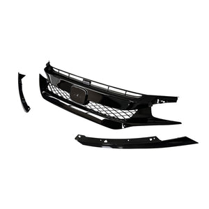 AMERICAN MODIFIED Type R Style Conversion Front Bumper for 2016-2019 Honda Civic - TRAPSKI