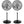 Hurricane Pro Series 20” High Velocity Oscillating Pedestal Stand Fan, 2 Pack