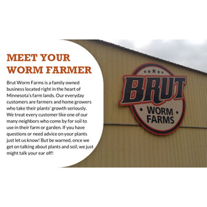 Brut Cow Compost, 4 Pack Composted Cow Manure Organic Soil Amendment, 1 Cu Ft
