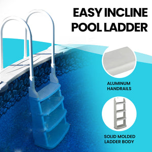 Main Access Large Step Ladder Guard Mat with Easy Incline Swimming Pool Ladder