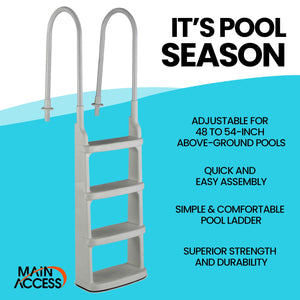 Main Access Large Step Ladder Guard Mat with Easy Incline Swimming Pool Ladder