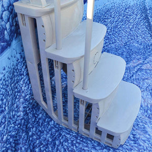 Main Access Large Step Ladder Guard Mat with Smart Step Swimming Pool Entrance