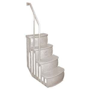 Main Access Large Pool Step Ladder Guard Mat, Gray + Main Access Pool Entrance