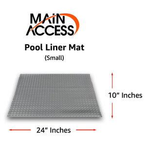 Main Access Large Ladder Guard Mat, Gray + Main Access ProSeries Ladder, Taupe
