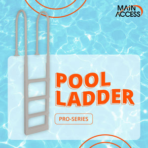 Main Access Large Ladder Guard Mat, Gray + Main Access ProSeries Ladder, Taupe