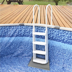Main Access Large Ladder Guard Mat, Gray + Main Access ProSeries Ladder, Taupe