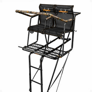 Muddy Stronghold 2.5 Deer Hunting 18 Foot Ladderstand Tree Stand w/Hercules Grip