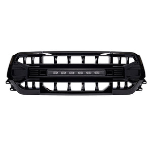 AMERICAN MODIFIED Armor Front Grille for 2019 to 2024 Dodge Ram, Glossy Black