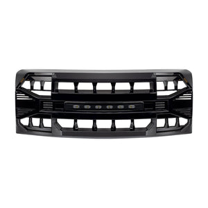 AMERICAN MODIFIED Armor Grille Compatible with 2009-2014 Ford F150, Glossy Black