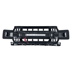 AMERICAN MODIFIED Armor Grille Compatible with 2018-2020 Ford F150, Glossy Black