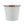Behrens 2.75 Gallon Round Galvanized Steel Cleaning Pail with Handle, White