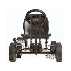 hauck Ergonomic Pedal Ride On Go Kart Toys for Boys and Girls Ages 4 to 8, Black - TRAPSKI