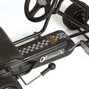 hauck Ergonomic Pedal Ride On Go Kart Toys for Boys and Girls Ages 4 to 8, Black - TRAPSKI