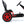 hauck Hurricane Racing Go Kart w/Low Profile Rubber Tires, Handbrake Design, Red