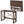 MECO Stakmore Stylish Versatile Folding Desk with Built In Outlets, Espresso - TRAPSKI