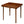 MECO Stakmore Scalloped Edge Compact Traditional Folding Card Table, Cherry