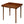 MECO Stakmore Scalloped Edge Compact Traditional Folding Card Table, Cherry