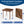 MECO Stakmore Scalloped Edge Compact Traditional Folding Card Table, Fruitwood