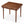 MECO Stakmore Scalloped Edge Compact Traditional Folding Card Table, Fruitwood