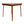 MECO Stakmore Classic Straight Edge Solid Wood Folding Card Table, Cherry Frame