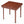 MECO Stakmore Classic Straight Edge Solid Wood Folding Card Table, Cherry Frame