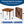MECO Stakmore Classic Straight Edge Wood Folding Card Table, Fruitwood Frame