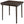 MECO Stakmore Classic Straight Edge Wood Folding Card Table, Espresso Frame