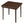 MECO Stakmore Classic Straight Edge Wood Folding Card Table, Espresso Frame