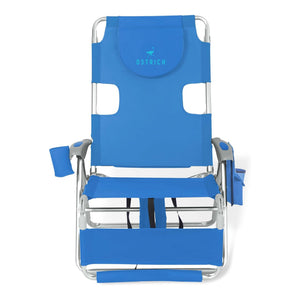 Ostrich The Backpack 3N1 Portable Chair Cooler Bag Reclining Lounger, Royal Blue