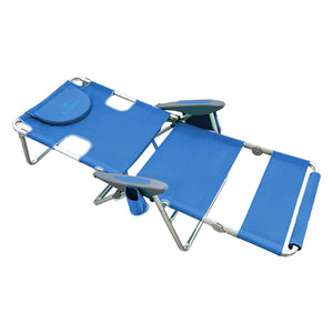 Ostrich The Backpack 3N1 Portable Chair Cooler Bag Reclining Lounger, Royal Blue