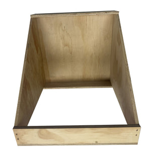 Farm Innovators Single Compartment Wood Nesting Box for Chickens, Ducks & Birds