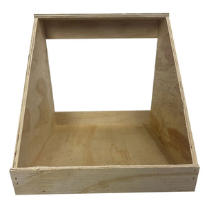 Farm Innovators Single Compartment Wood Nesting Box for Chickens, Ducks & Birds