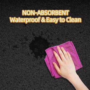 BalanceFrom High-Density Home Gym Equipment Mat, 1/4-Inch PVC Protective Floor Mat for Treadmills, Exercise Bikes, and Fitness Machines, 6' x 4'