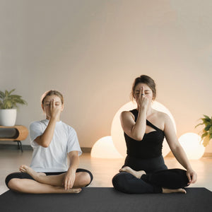 BalanceFrom High-Density Gym Equipment Mat, 1/4-Inch PVC Protective Floor Mat for Treadmills, Exercise Bikes, and Heavy Fitness Machines, 9' x 6'