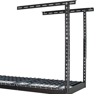 MonsterRax 2' x 8' Overhead Garage Storage Rack Holds Up to 350 Lbs, Hammertone