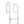 RecPro 5 Step Aluminum Marine Grade Dock and Pier Stationary Ladder, Silver