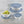 Sterilite Nesting Mixing Covered Bowl Set with Lids, Washed Blue, (Set of 6)